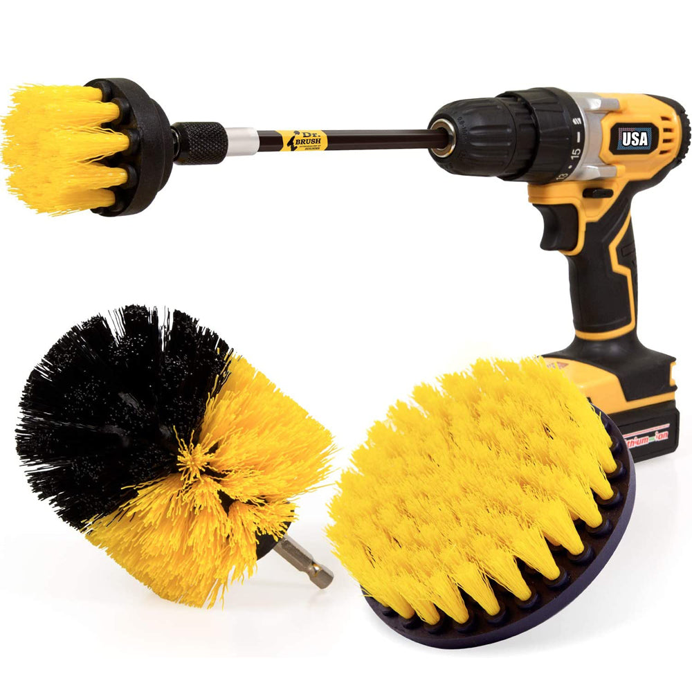 2-3-5-4-Electric-Drill-Brush-Power-Scrubber-Brush-Set-Kit-Car-Soft-Drill-Brush